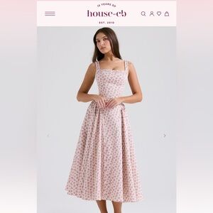 House of CB Pink Floral Dress